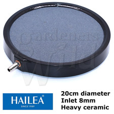 Hailea Airstone Round Ceramic Air Stone 8/10/12/15/20 cm Bubble Diffuser Pond
