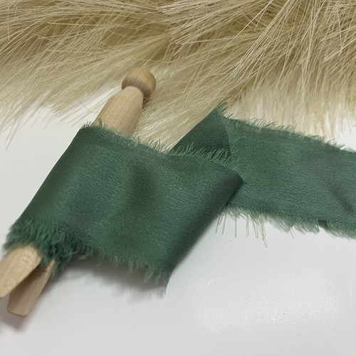 Sage green silk - sage,