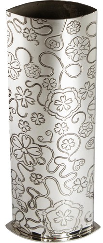 Large inch pewter vase - 10,