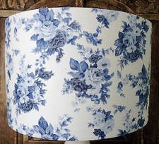 Blue Rose Lampshade Handmade