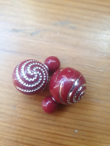 Double sided burgundy maroon - double,