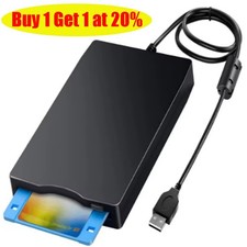 3.5" USB 2.0 Portable External Floppy Disk Drive 1.44Mb Reader PC Laptop FDD UK