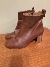 Spanish Leather Tan Boots With