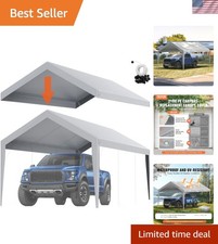 Heavy-Duty 10x20 ft Carport