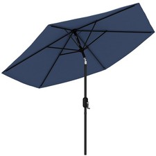 Outsunny 2.6M Garden Parasol