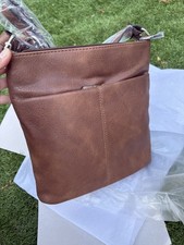 envy womens satchel bag brown