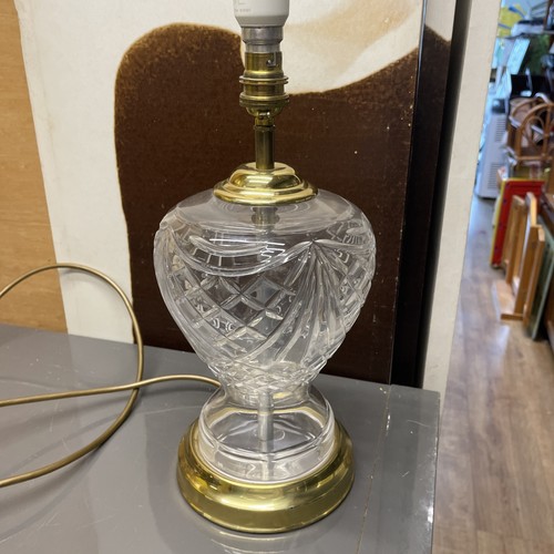 Tyrone crystal table lamp - crystal,