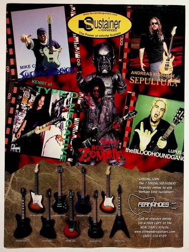 Fernandes sustainer guitars - fernandes,