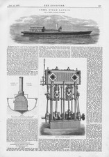 Steel Steam Launch Antique
