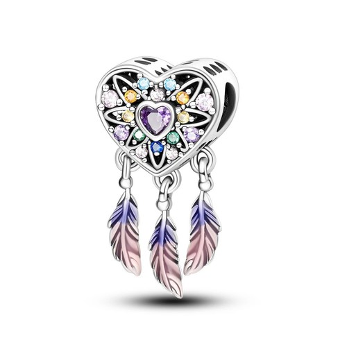 S925 sterling silver charm for - silver,