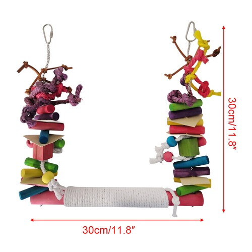 30x30cm giant parrot swing toy - swing,