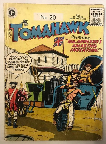 Tomahawk pence copy - vg,