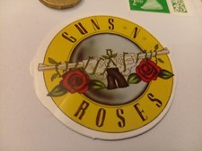 GUNS AND ROSES sticker Guitar