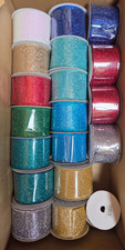 Job Lot Glitter Ribbon 63mm