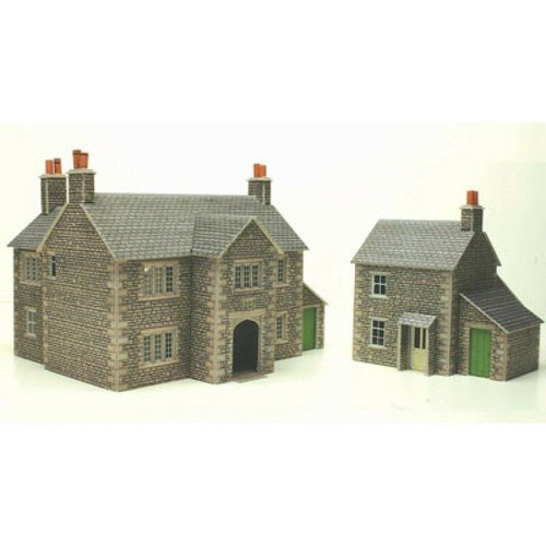 Manor farm house - oo/ho, card