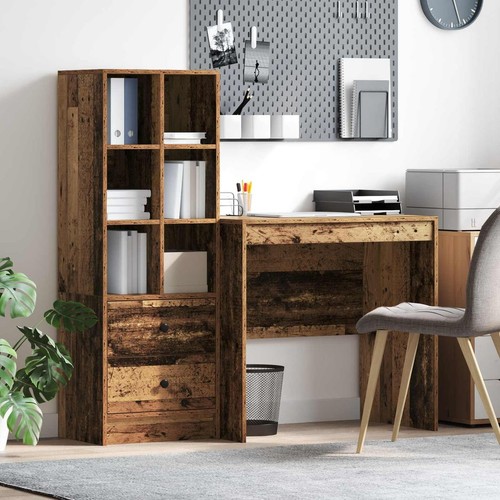 Desk engineered wood - wood, old