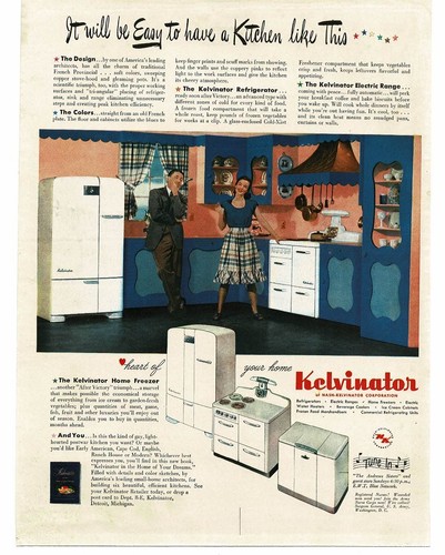 1945 kelvinator refrigerator - 1945,