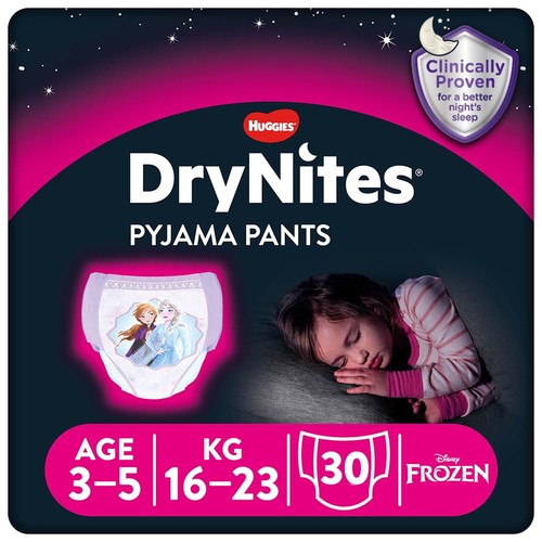 Drynites 4yrs girl - 3-4yrs, jumbo