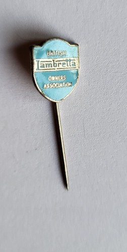 Vintage enamel lambretta - vintage,