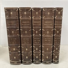 1818 5 Volumes Dictionary of