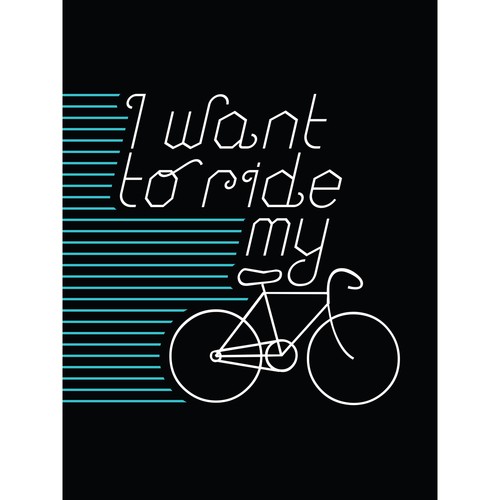 Want ride bike - want, large