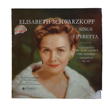 ELISABETH SCHWARZKOPF SINGS OPERETTA 1959 COLUMBIA STEREO SAX 2283 EX/G+