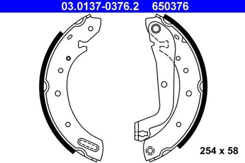Brake shoe set ate - shoe,