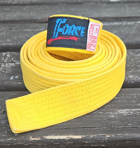 Force yellow martial - yellow, belt