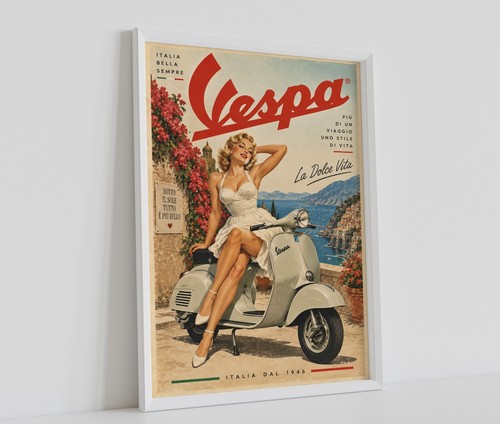 Classic vintage italian vespa - classic,