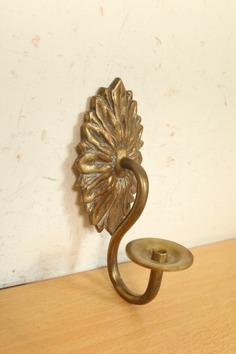 Vintage brass wall - brass,