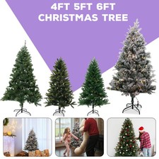 Pre Lit Xmas Tree 4ft 5ft 6ft