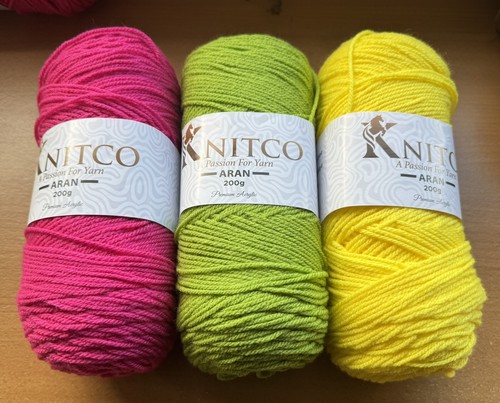 Knitco aran 3x200g - 3x200g/420m, 100%