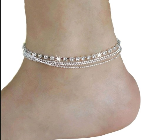 Ankle bracelet anklet chain - ankle,