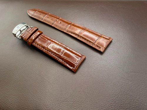 Brown genuine leather croc - genuine,