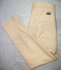 HACKETT CARGO COMBAT Travel CHINOS PANTS TROUSERS Beige CARPENTER JEANS 33 31
