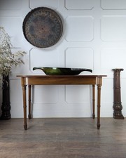Regency D-Form Walnut Console Table