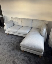 Habitat Pale Grey Fabric L