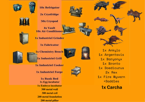 Starter package dinos and - starter,