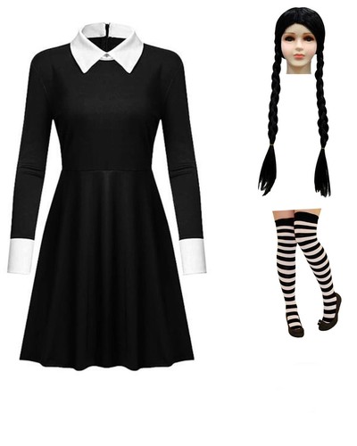 Girls wednesday costume child - wednesday,