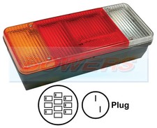 Rear tail light - rear,