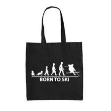 Born To Ski - Canvas Tote Bag