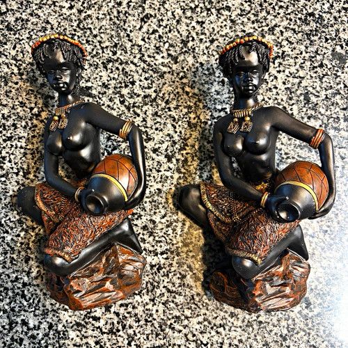 African culture pair - african, woman