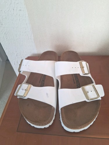 Birkenstock ladies white - white, slip