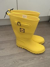 New Unisex Lidl Yellow Wellington Boots Wellies EU 43 (UK Size 9) Festival 
