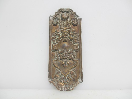 Victorian brass finger plate - finger,