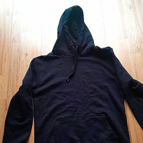 Black pullover hoodie - h&m,