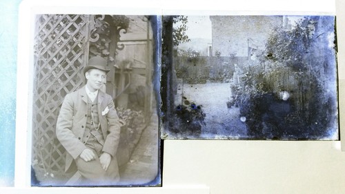 1900 antique glass - glass, plate