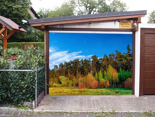 Colorful leaves n084 garage - n084,