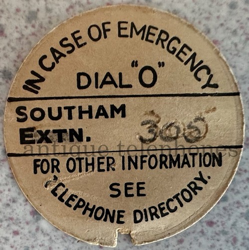 Genuine gpo telephone dial - genuine,