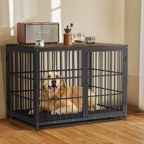 Heavy duty dog cage - cage, high